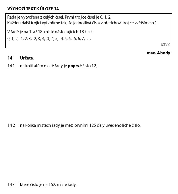Zad&aacute;n&iacute; 14